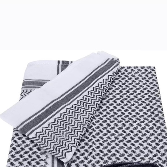 Palestine style Arafat Scarf Kefiyyeh Shemagh Islamic Wrap Malaki yashmagh شماغ - Picture 3 of 3